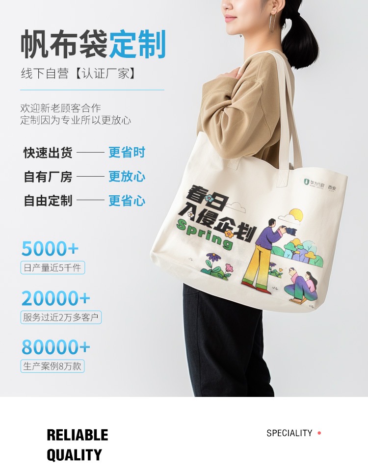 盘锦市探索绿色时尚新风尚：凯森源头帆布袋厂家的耐用帆布袋